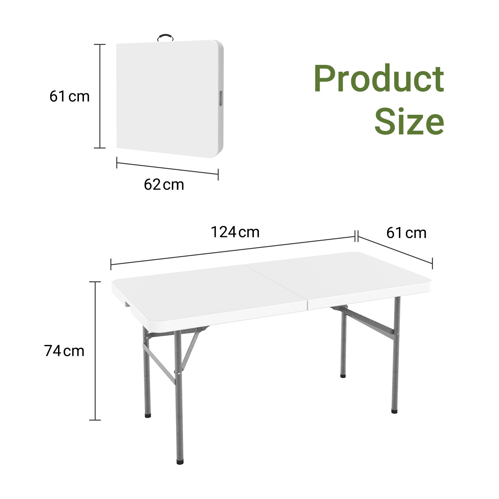 Table Pliante (122 x 61cm)
