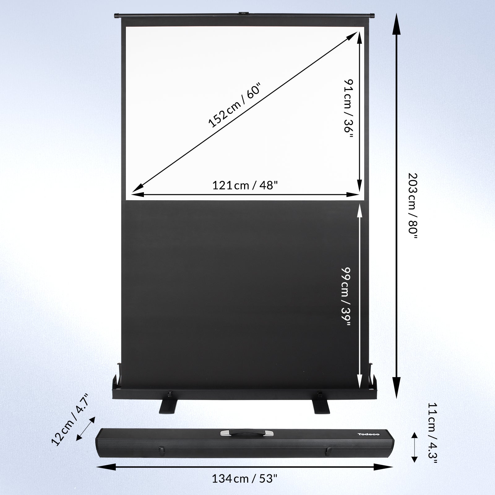 Todeco-60-Inch-Portable-Projection-Screen-Floor-Standing-Projection-Screen-121-x-91-cm-4-3-Full-HD-3D-60-Inch-Portable-Projection-Screen-121-x-91-cm