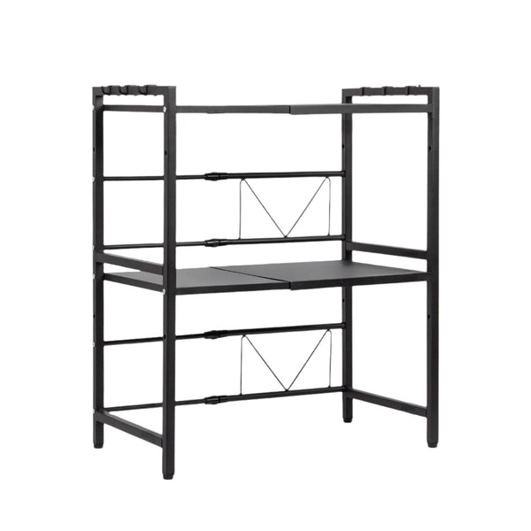 Support de Four à Micro-Ondes (3-Tier, Noir)