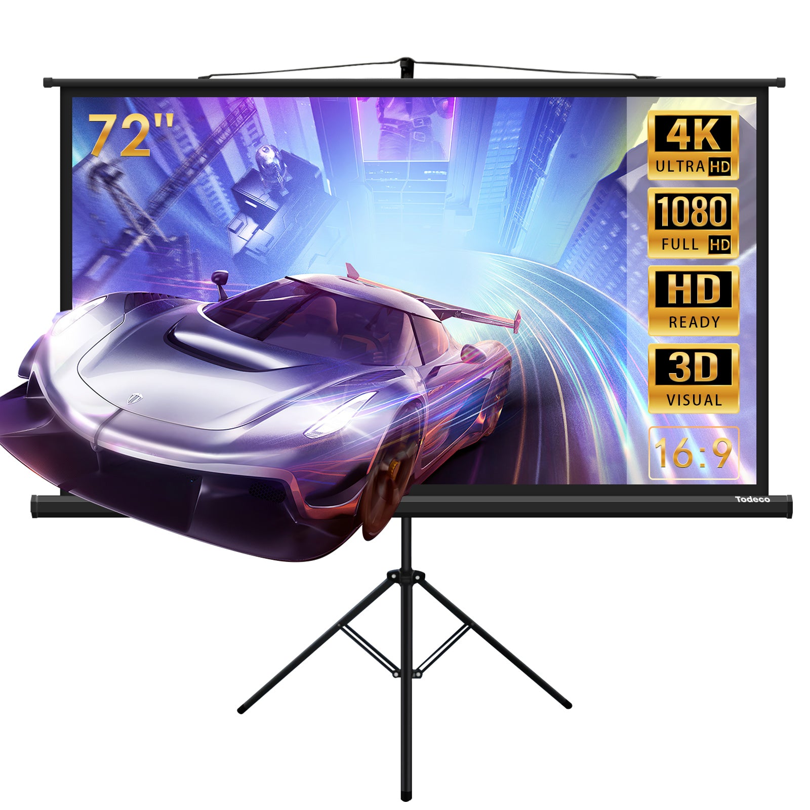 72-Inch-Floor-Standing-Projection-Screen-Foldable-Portable-Projector-Screen-with-Tripod-for-Indoor-or-Outdoor-Use-160-x-90-cm-16-9-Formats-HD-4K-3D-Black-72-Inch-Floor-Standing-Projection-Screen-Black