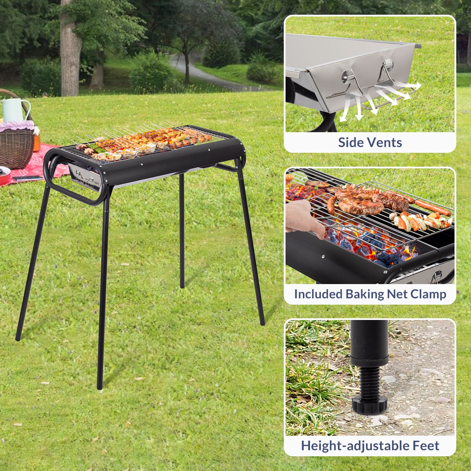 Todeco-Charcoal-Barbecue-with-Grate-Clip-Portable-Dismountable-Steel-Charcoal-Barbecue-with-Carrying-Bag-for-BBQ-Picnic-Garden-Camping