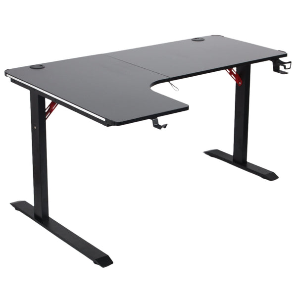 Bureau Gaming LED en L (140 x 100cm)