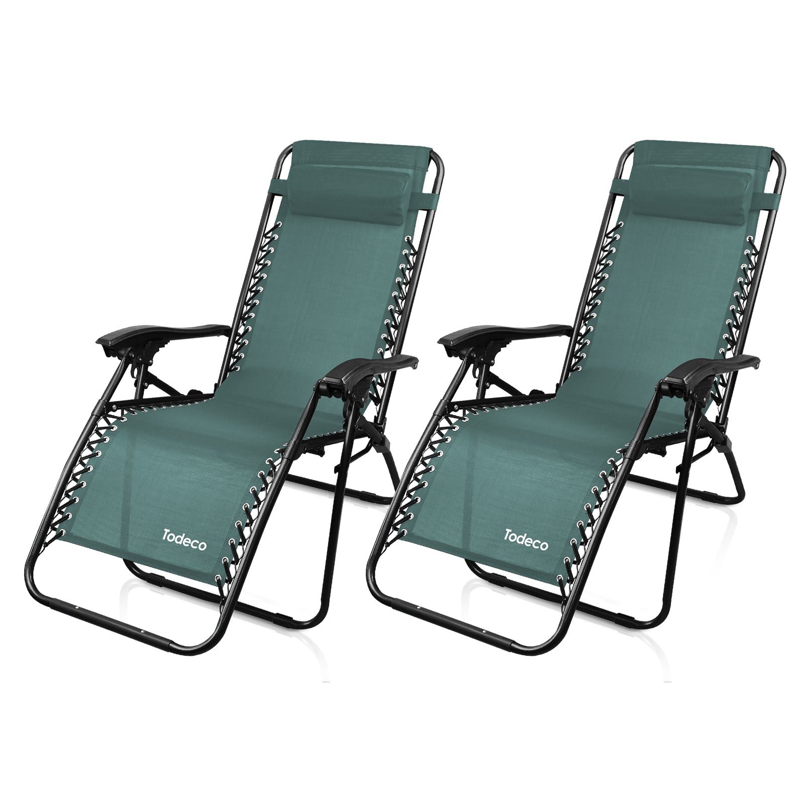 Chaise Longue (Set of 2, Green)