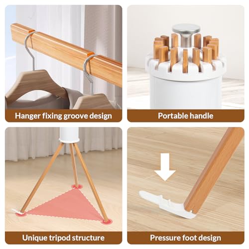 Todeco-Indoor-Clothes-Drying-Rack-Wooden-Fan-Shelf-Dryer-Folding-Clothes-Dryer-for-Small-Laundry-Terrace-Garden