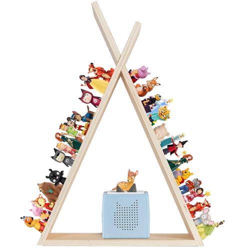 Todeco-Magnetic-Shelf-for-Tonie-Box-and-Tonies-Up-to-70-80-Tonies-Free-Standing-or-Wall-Mounted-Shelf-for-Children-s-Music-Box-Triangle