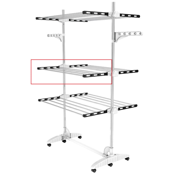 Cadre en Acier Inoxydable (Noir) pour Étendoir à Linge