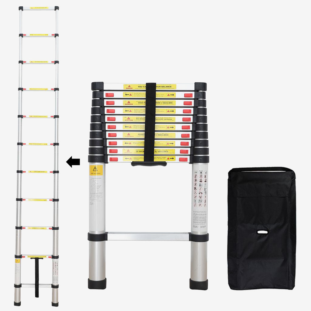 Telescopic-Ladder-Foldable-Ladder-3-2-meter-s-FREE-transport-bag-EN-131-Maximum-load-150-kg