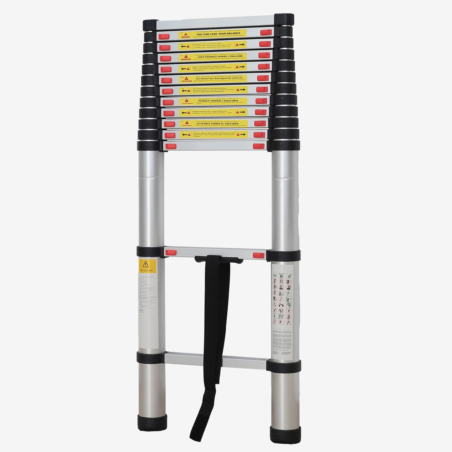 Telescopic-Ladder-4-1m-Bag-Foldable-Ladder-4-1-meter-s-FREE-transport-bag-EN-131-Maximum-load-150-kg