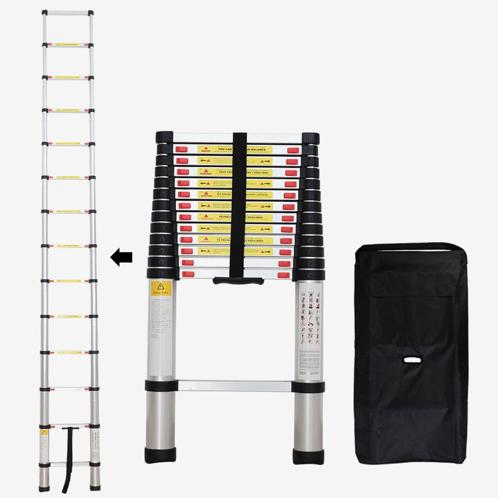 Telescopic-Ladder-4-1m-Bag-Foldable-Ladder-4-1-meter-s-FREE-transport-bag-EN-131-Maximum-load-150-kg