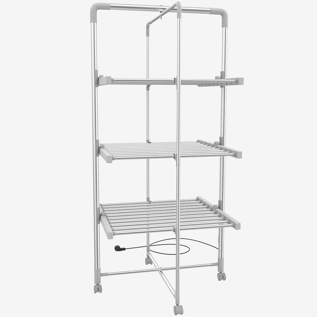 Electric-Clothes-Dryer-Indoor-Folding-Drying-Rack-3-shelves-White-with-wheels-Folded-product-dimensions-143-x-72-x-9-cm