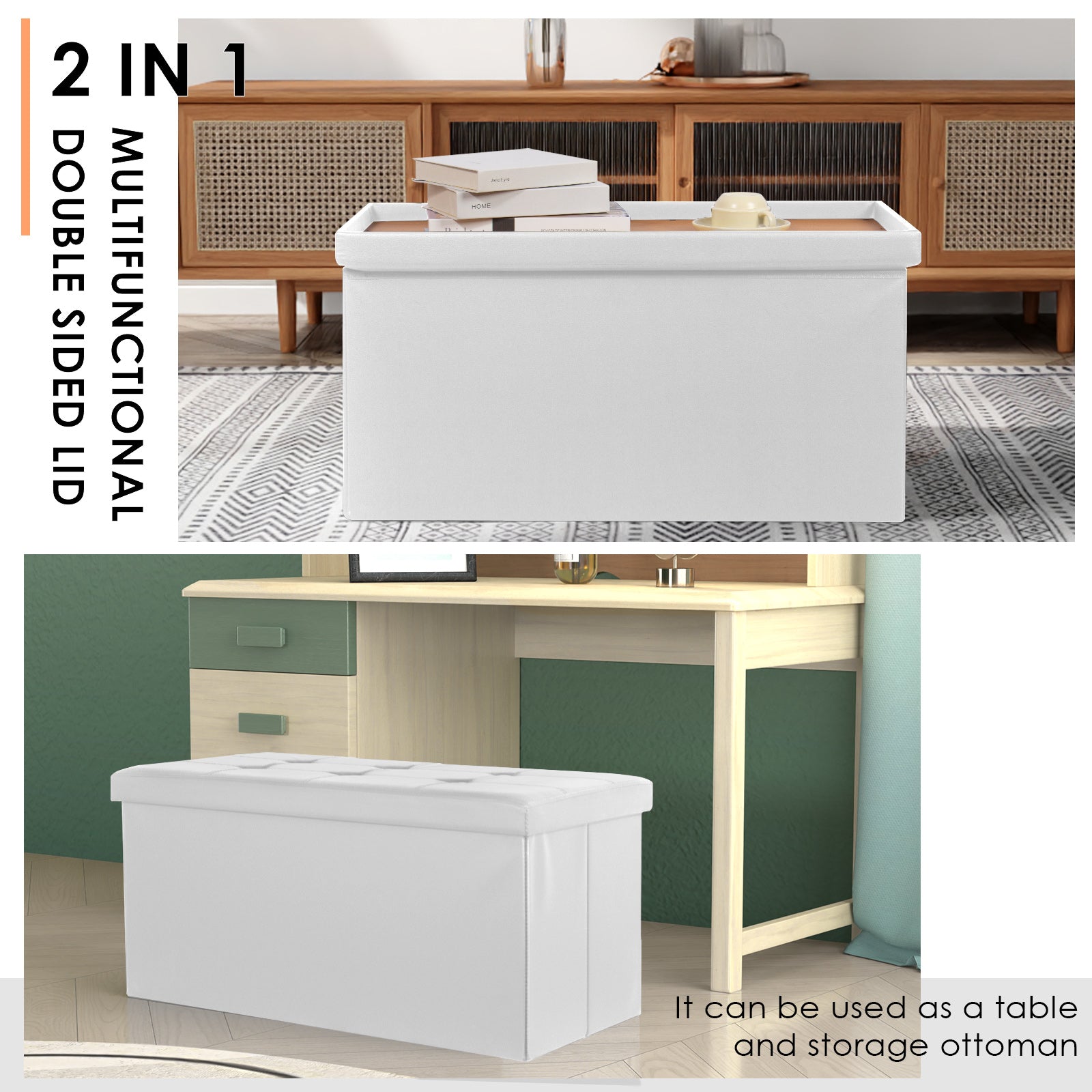 Storage-Chest-with-2-in-1-Lid-White-Foldable-Faux-Leather-Storage-Bench-Ottoman-with-Storage-Space-80L-Indoor-Storage-Pouf-for-Living-Room-Bedroom