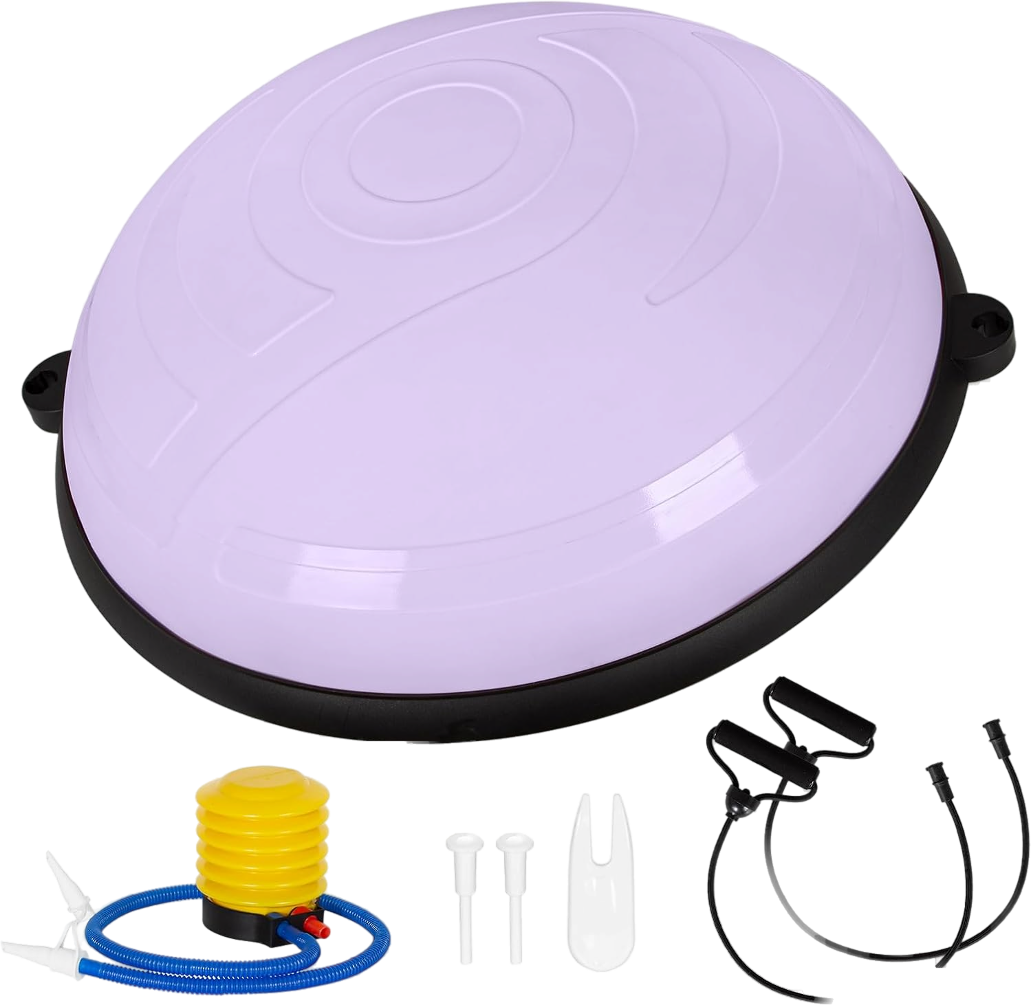 Ballon de gym violet 58 × 58 × 20 cm — équilibre — 9
