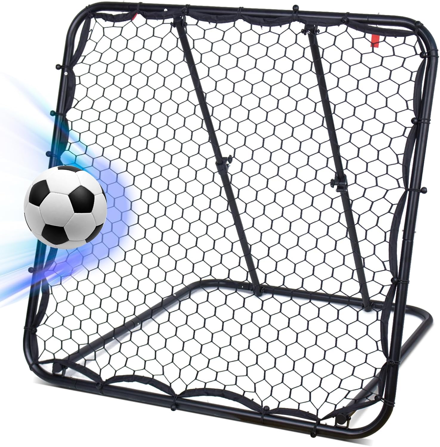 Filet cage de foot rebond grand format pliable 8 cm — 1