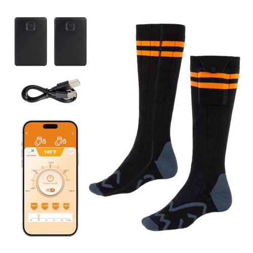 Chaussettes chauffantes connectées – 4 températures