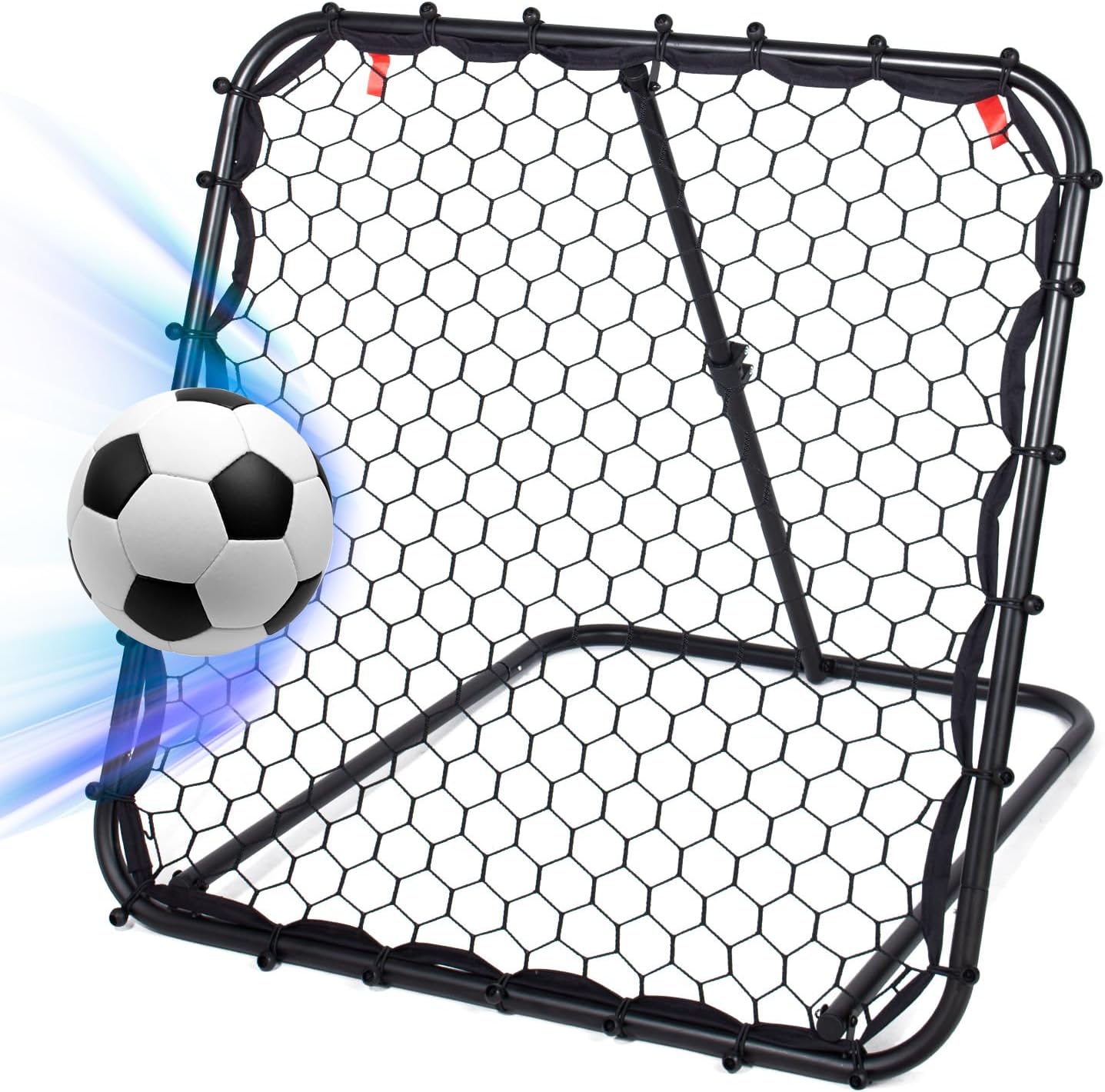 Filet de football rebond pliable 100 × 100 × 91 cm