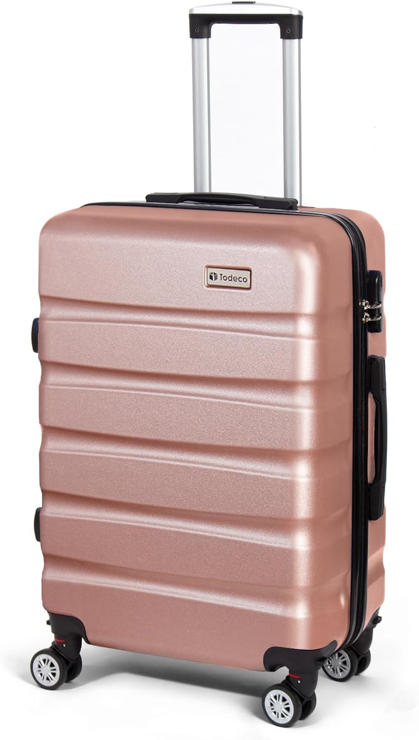 Valise rigide moyenne 67 cm Rose 58-66 L