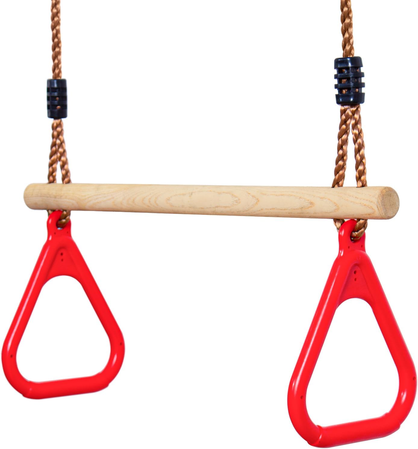 Anneaux gym trapèze rouge 200 cm pour portique
