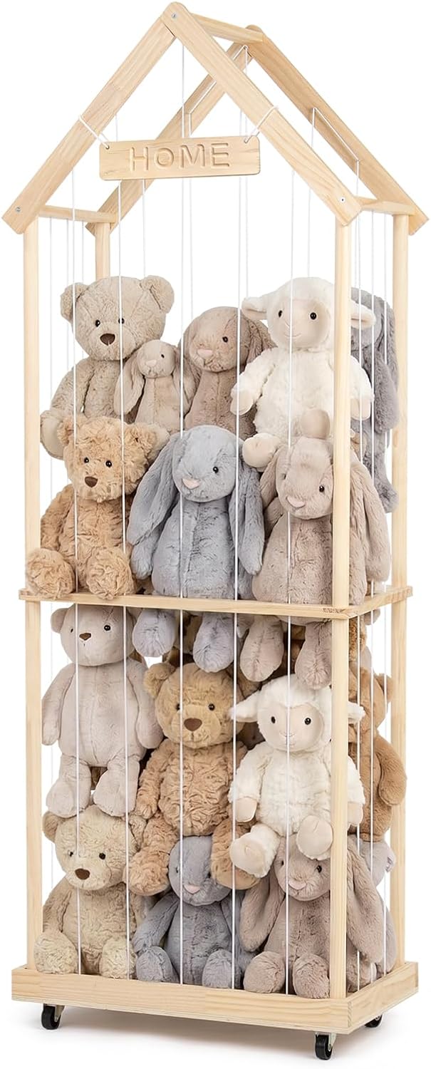 Meuble pour ranger des jouets – 164 cm, 2 niveaux