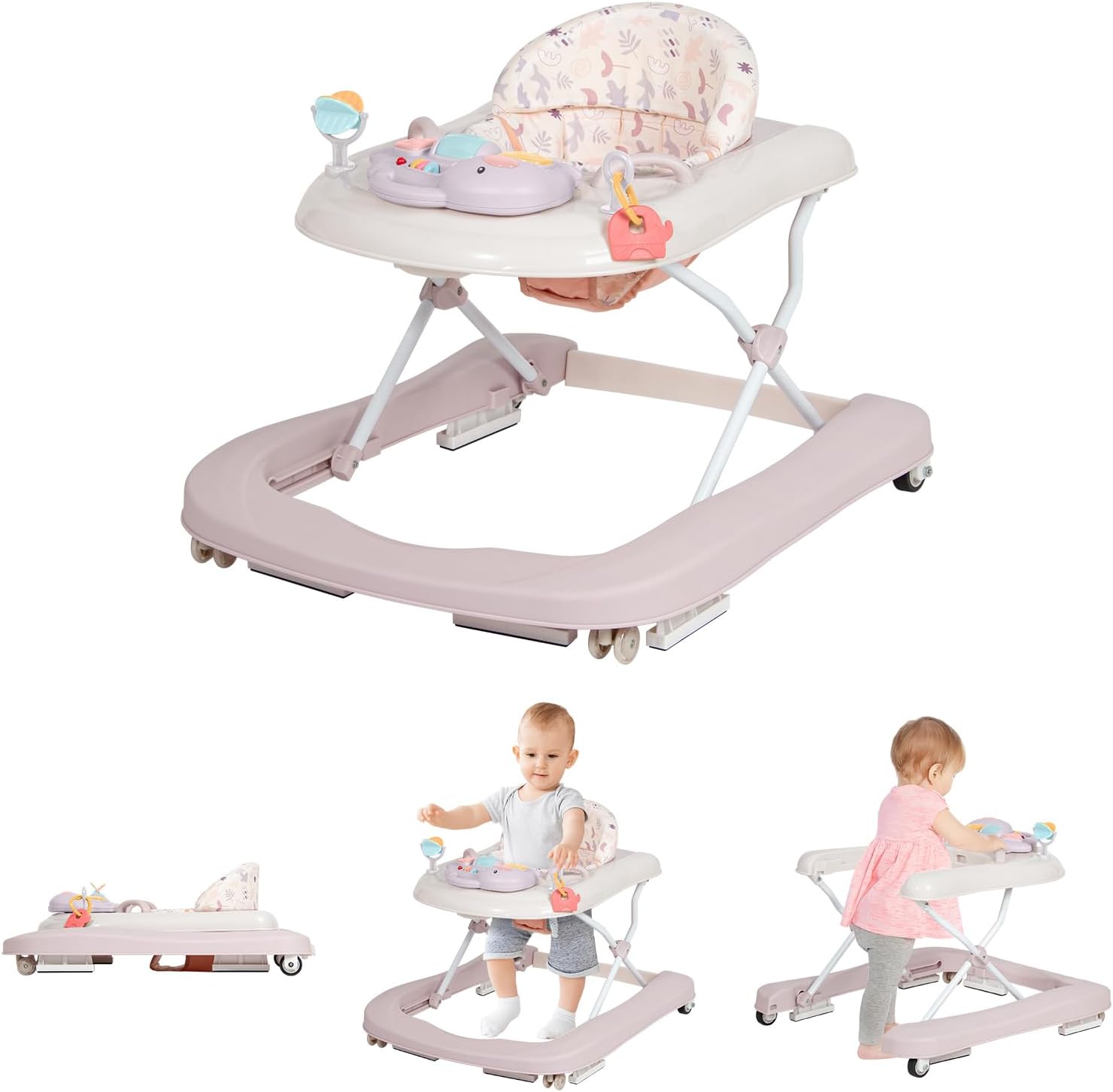 Trotteur évolutif pliable bébé à hauteur réglable