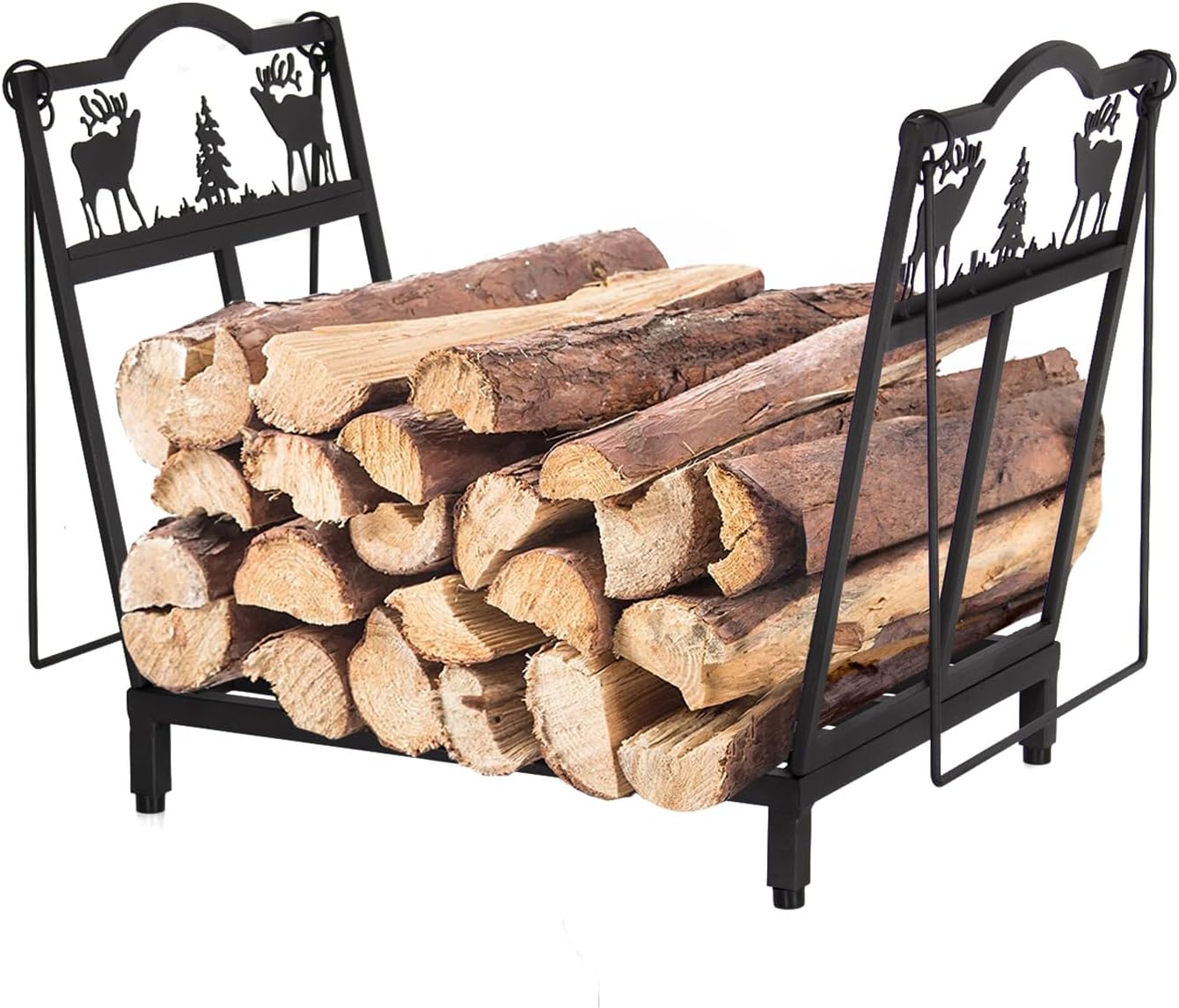 Range bûches pliable compact 40 × 38 × 32 cm, 50 kg